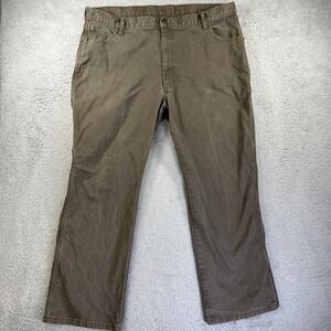 Dickies Pants Mens 42x30 Green Duck Canvas Carpenter Utility Hammer Loop Y2K